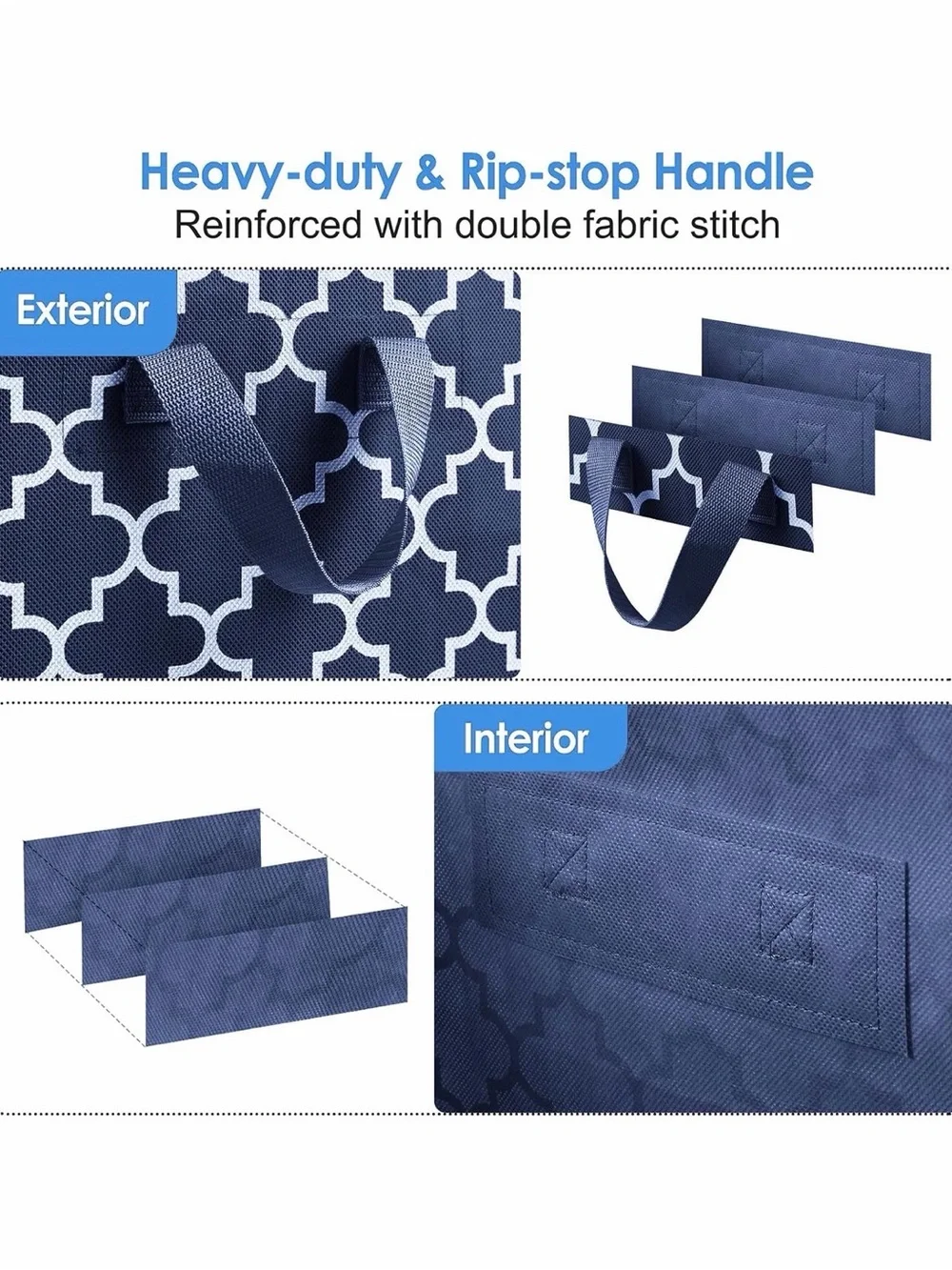 Storage Bags 2 Pack 100L Clothes Organization and Storage